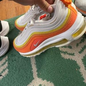 Nike Air Max 97 Red and White Sneakers